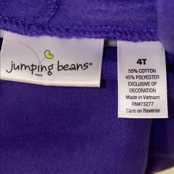 Jumping Beans 4T purple soft hooded zipper jacket​​ - Picture 2 of 5